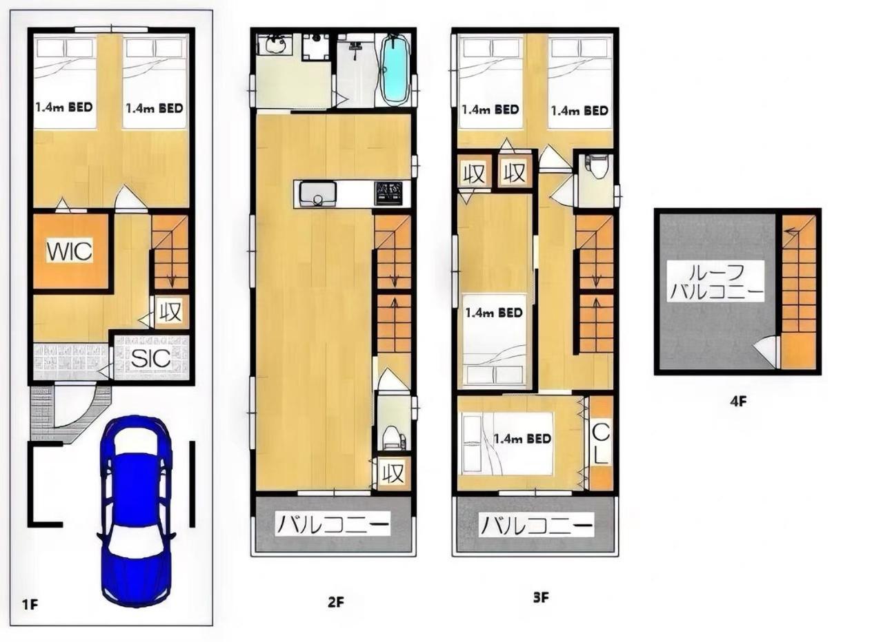 Westhouse A 天下茶屋店 Βίλα Οσάκα Εξωτερικό φωτογραφία